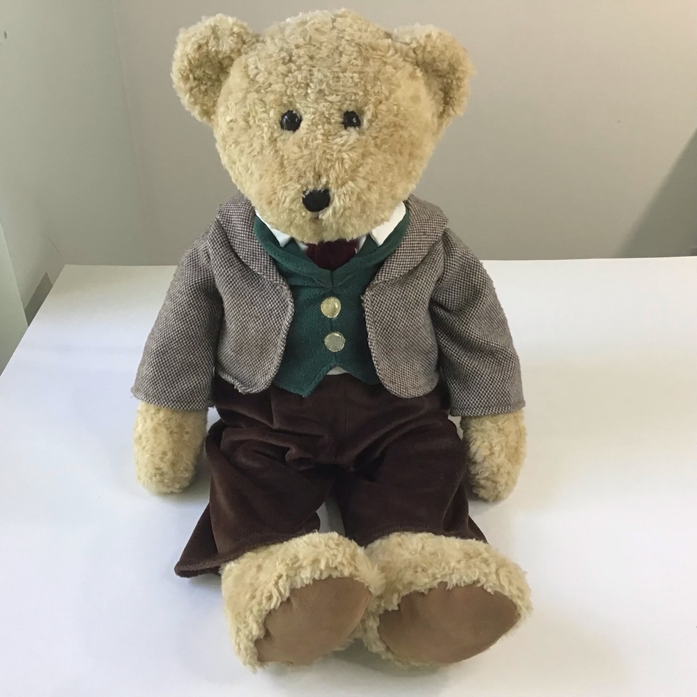 Vintage 2001 JCPenney Holiday Collection Bear Large 26” Plush Christmas Edition